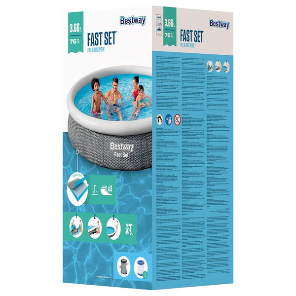 Bestway Rundpool-Set 366x76 cm