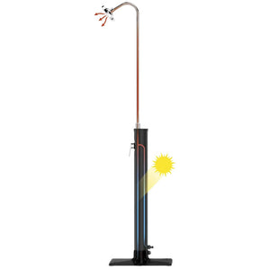 Douche solaire de jardin Bestway Solar Flow noire 8 L