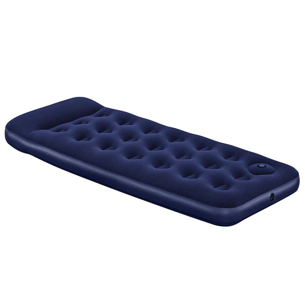 Bestway Inflatable Air Mattress Flocked with Foot Pump 185x76x28 cm