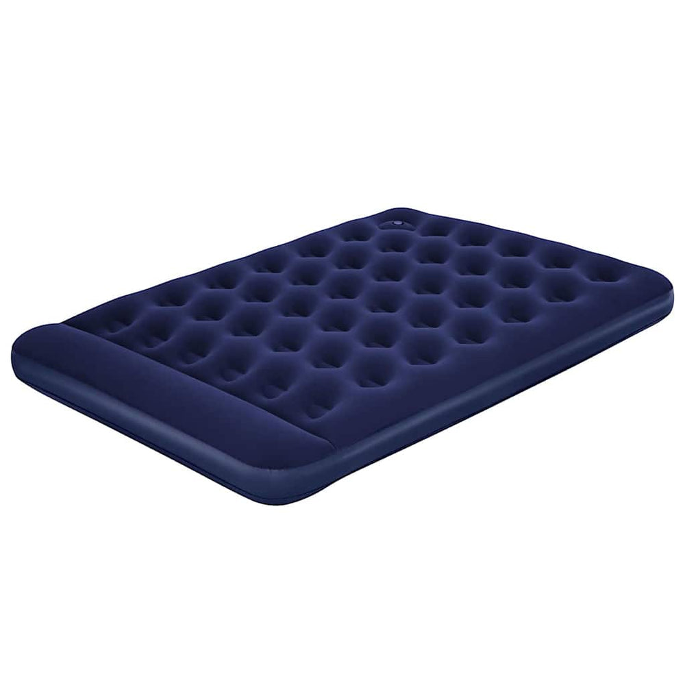 Bestway Air Mattress Inflatable Flocked with Foot Pump 203x152x28 cm