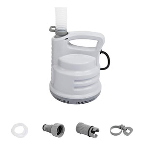 Bestway Pompe de piscine submersible blanche