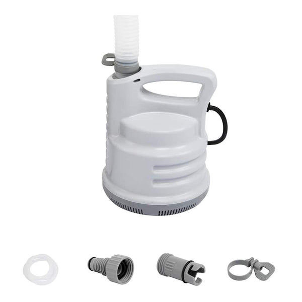 Bestway Pompe de piscine submersible blanche