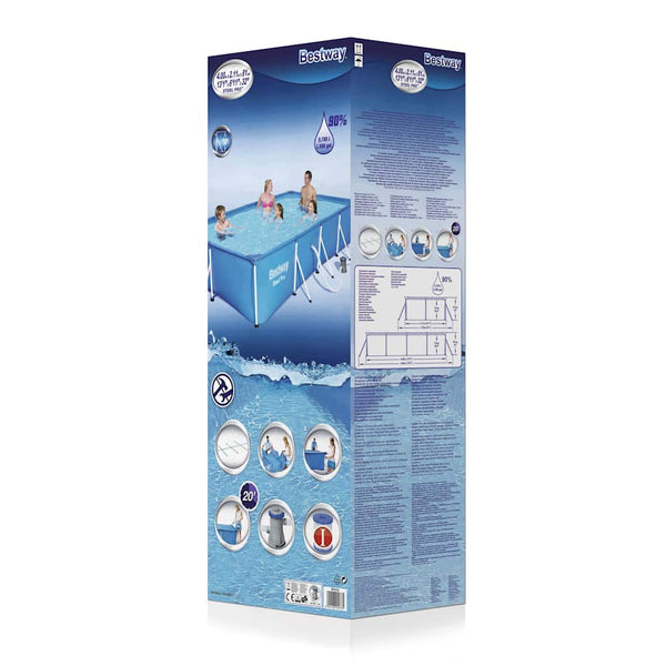 Bestway Steel Pro Rechteckiger Pool 400x211x81cm