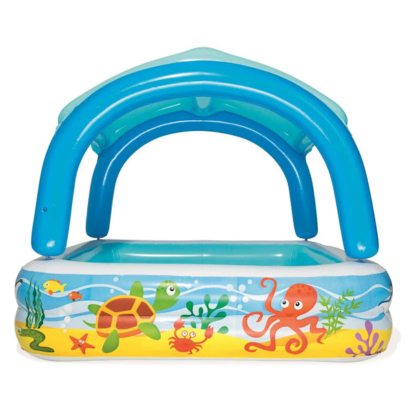 Bestway Planschbecken mit Baldachin Blau 140cm