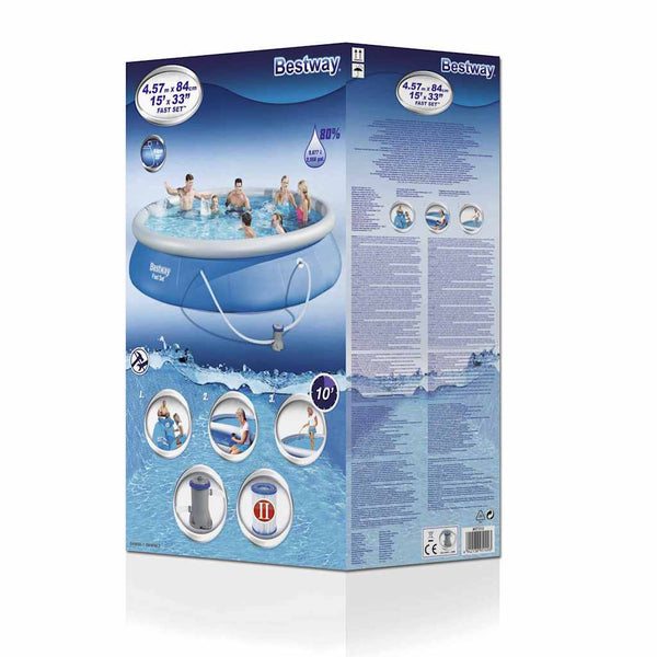 Bestway Fast Set Swimming Pool Set 457x84 cm 57321