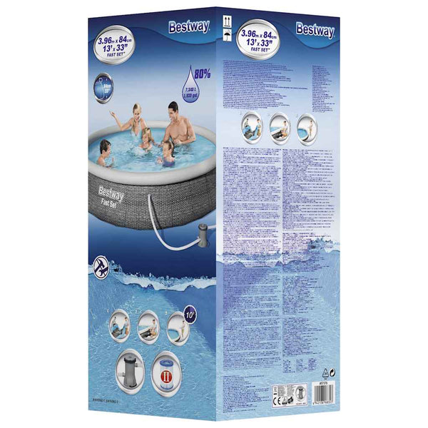 Fast Set Aufblasbarer Pool 396x84 cm