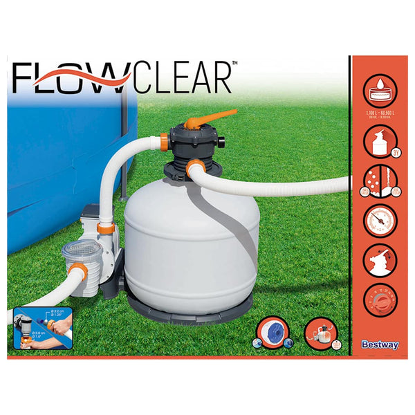 Bestway Flowclear Sandfilterpumpe 11.355 L/h