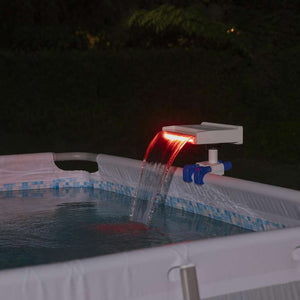 LED Pool Wasserfall