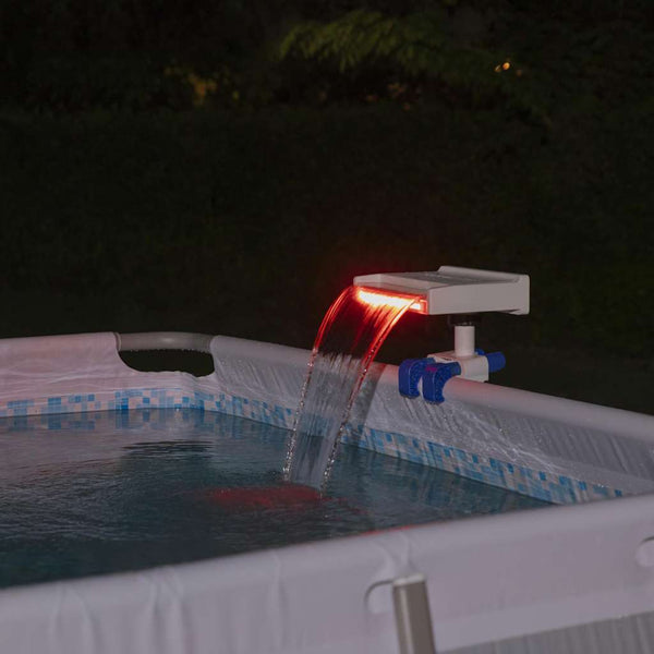 LED Pool Wasserfall