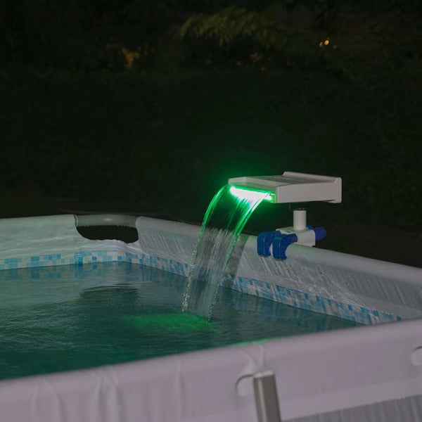LED Pool Wasserfall