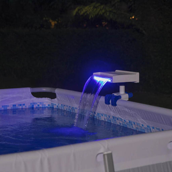 LED Pool Wasserfall