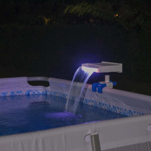 LED Pool Wasserfall