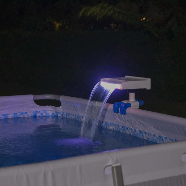 LED Pool Wasserfall