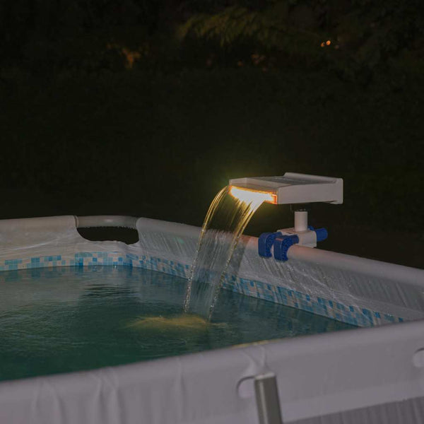 LED Pool Wasserfall
