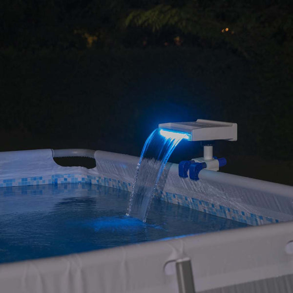LED Pool Wasserfall