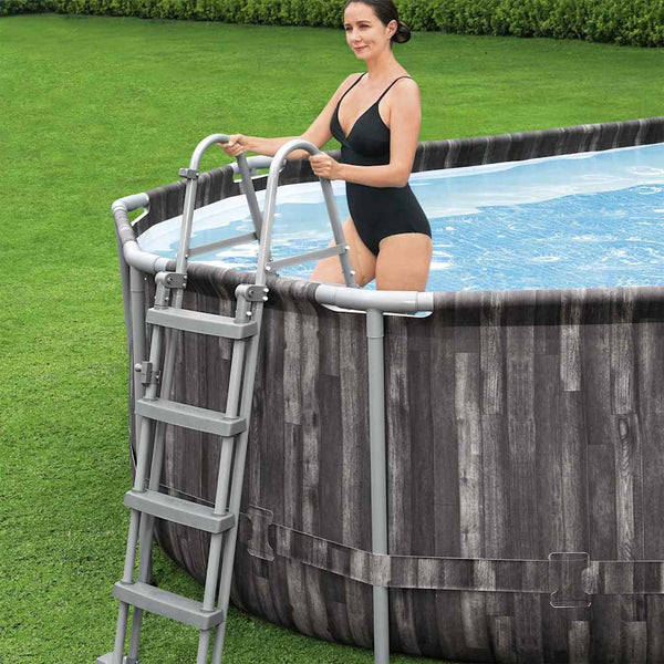 Bestway Oval Pool Set 7.32x3.66x1.22m