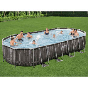 Bestway Oval Pool Set 7.32x3.66x1.22m