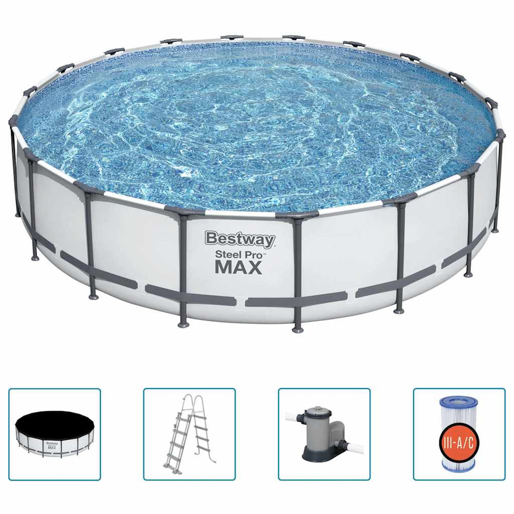 Bestway Steel Pro MAX Steel Frame Pool Set 549x122 cm