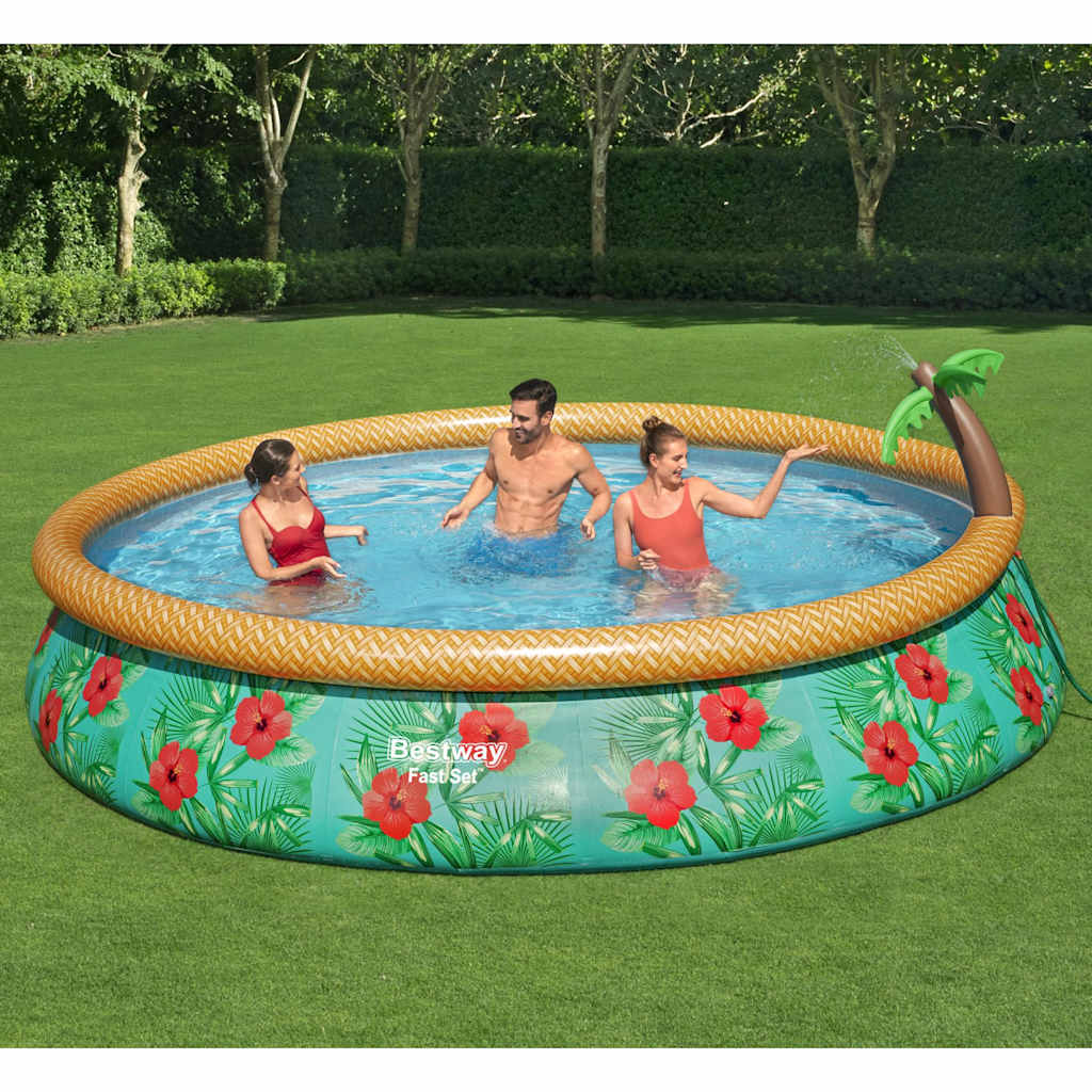 Bestway Paradise Palms Aufblasbares Pool-Set 457x84cm