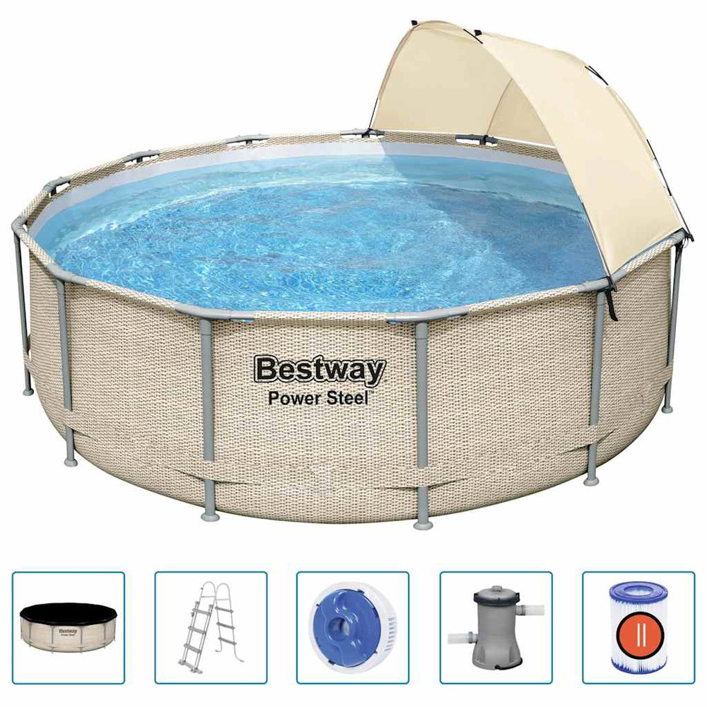 Bestway Power Steel Pool Set 396x107 cm