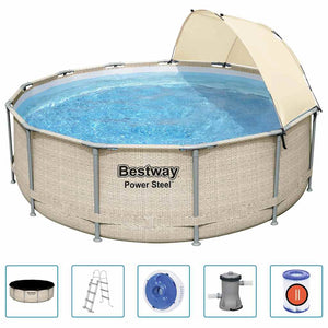 Bestway Power Steel Pool Set 396x107 cm