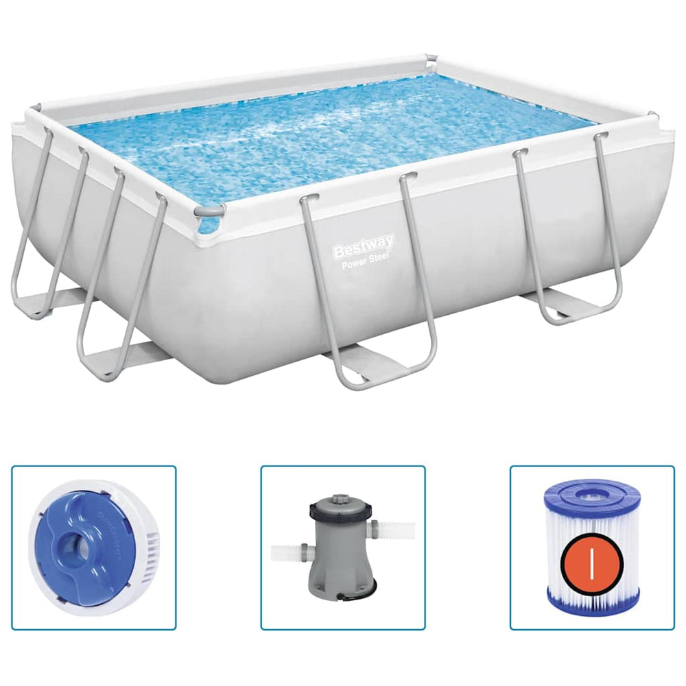 Bestway Power Steel Pool Set 282x196x84cm