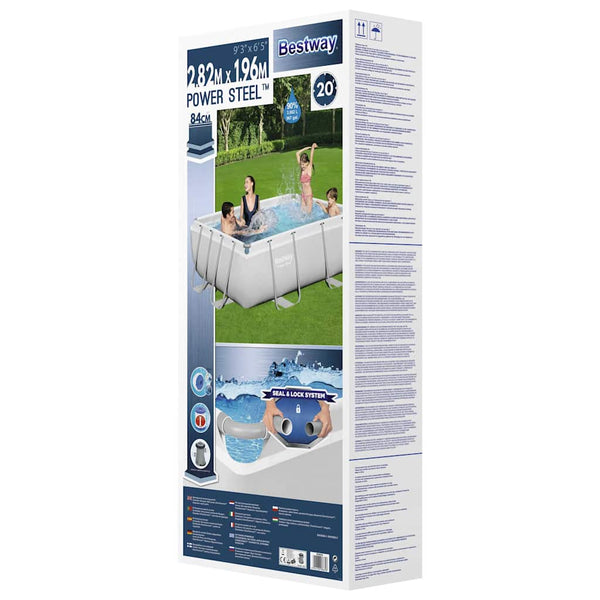 Bestway Power Steel Pool Set 282x196x84cm