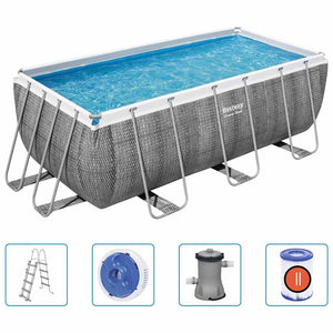 Bestway Power Steel Rechteckpool-Set