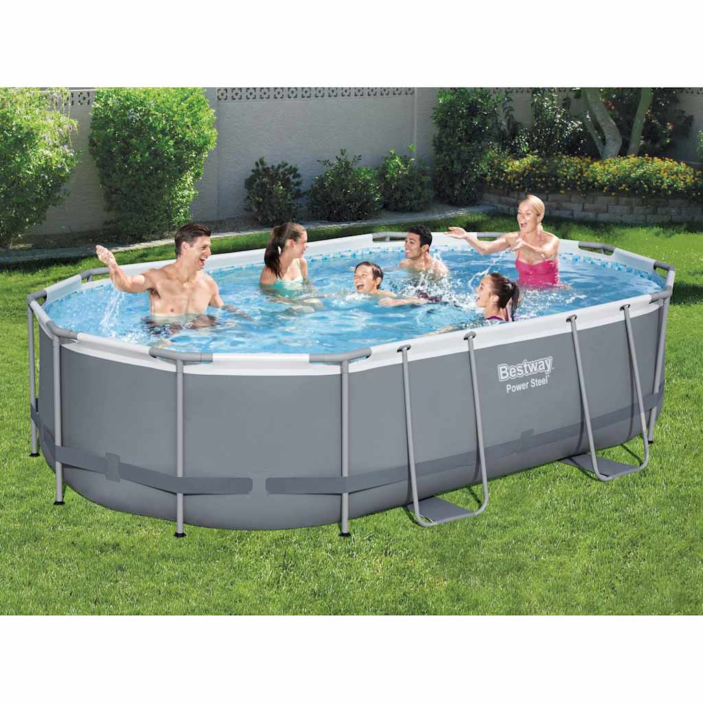 Bestway Power Steel Pool Set 488x305x107cm