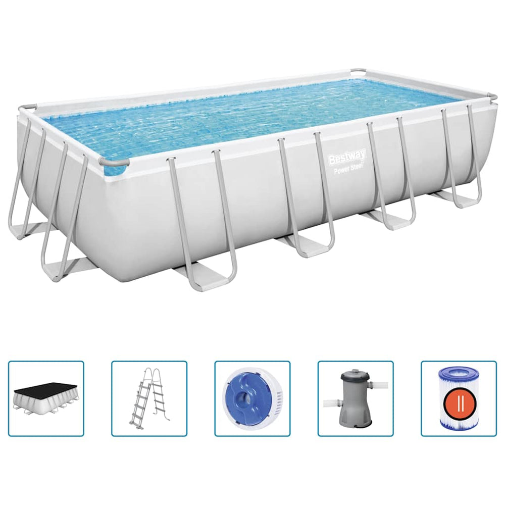 Bestway Power Steel Frame Pool Set