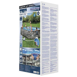Bestway Power Steel Oval Pool Set