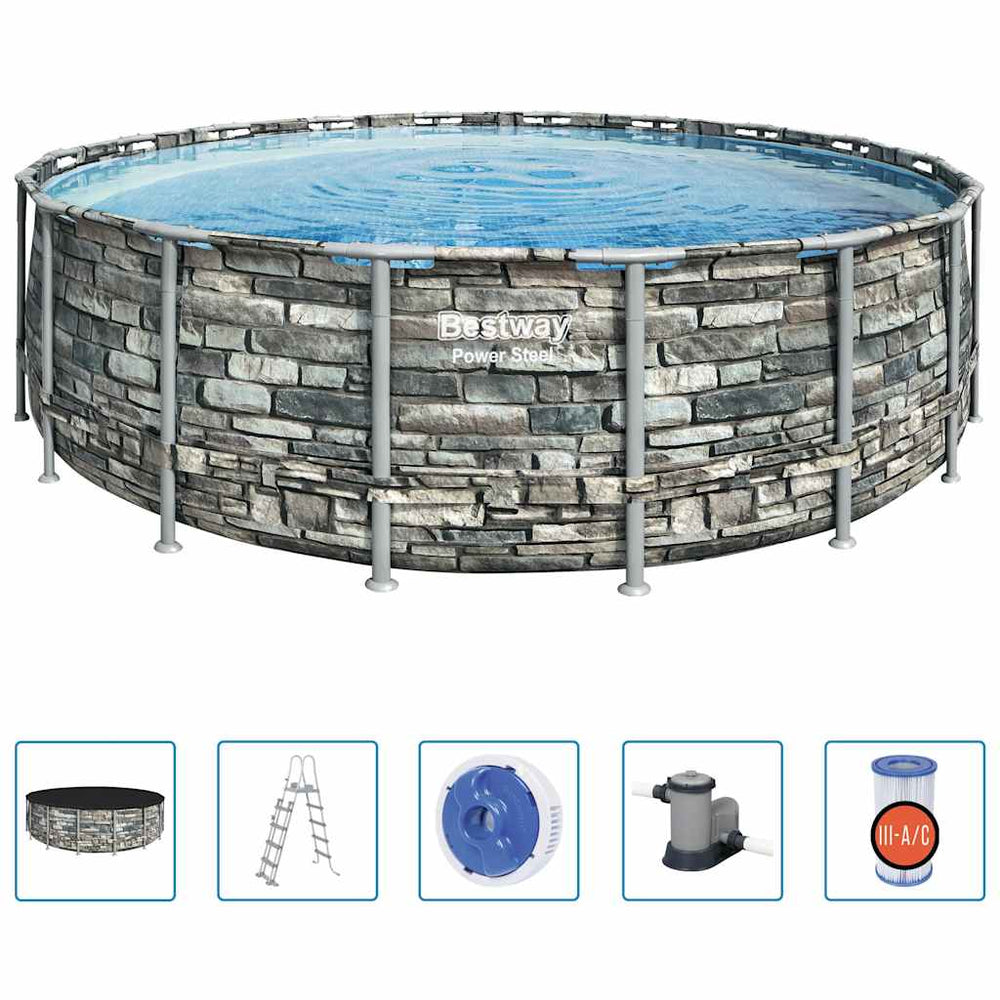 Bestway Power Steel Pool 549x132 cm