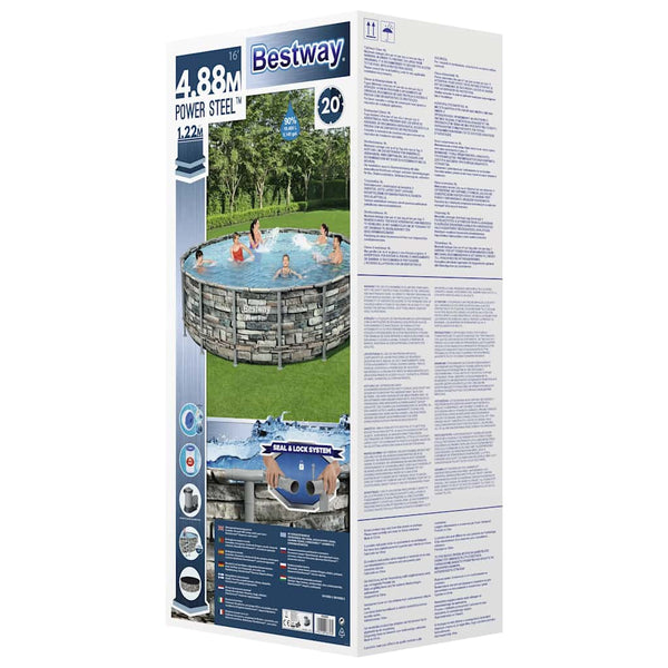 Bestway Power Steel Pool Set 488x122cm