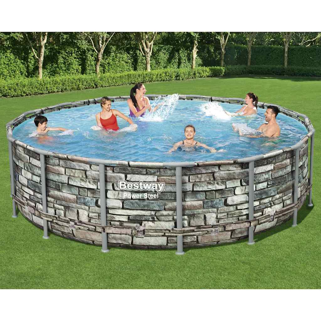 Bestway Power Steel Pool Set 488x122cm
