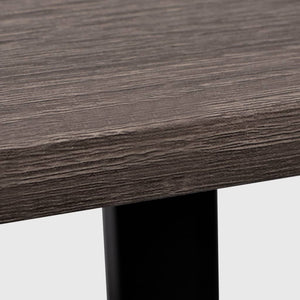 vidaXL Desk with 2 Shelves Grey and Oak