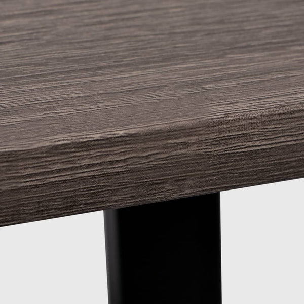 vidaXL Desk with 2 Shelves Grey and Oak