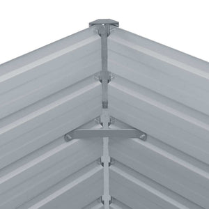 Hochbeet 160x80 cm Verzinkt Grau