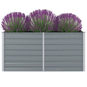 Hochbeet 160x80 cm Verzinkt Grau
