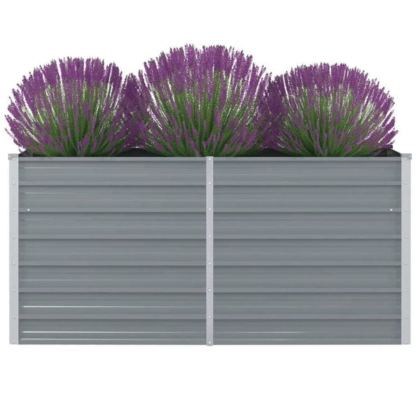 Hochbeet 160x80 cm Verzinkt Grau