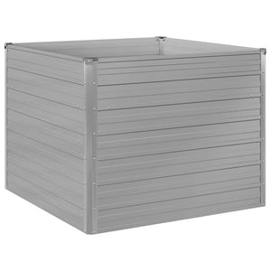 Hochbeet Grau 100x100x77cm Verzinkt