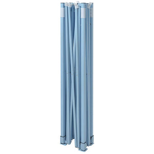 Blaues Faltzelt Pop-Up mit 4 Seitenteilen 3x4,5m