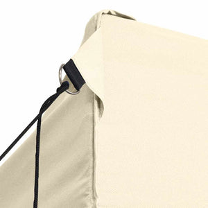 Faltzelt Pop-Up 3x4,5m Cremeweiß mit 4 Seitenteilen