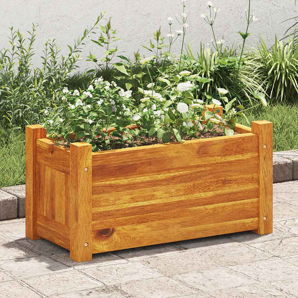 Akazienholz Hochbeet 50x25x25cm