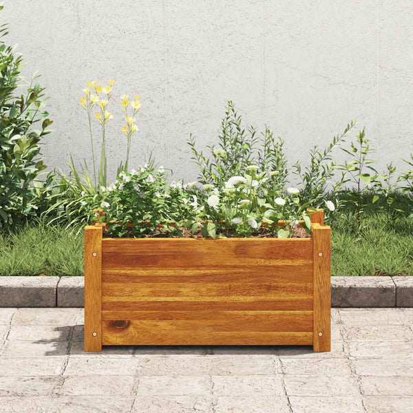 Akazienholz Hochbeet 50x25x25cm