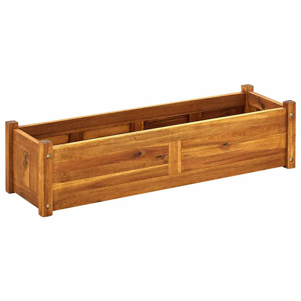 Akazienholz Hochbeet 100x30x25 cm