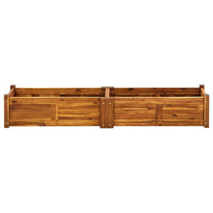 Akazienholz Hochbeet 150x30x25cm