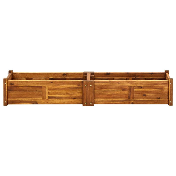 Akazienholz Hochbeet 150x30x25cm