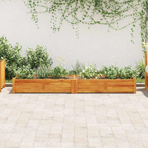 Akazienholz Hochbeet 200x50x25cm