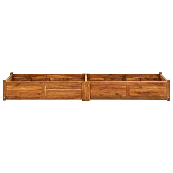 Akazienholz Hochbeet 200x50x25cm