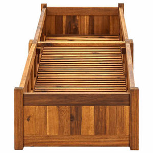 Akazienholz Hochbeet 200x50x25cm